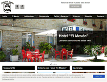 Tablet Screenshot of hotelmeson.com